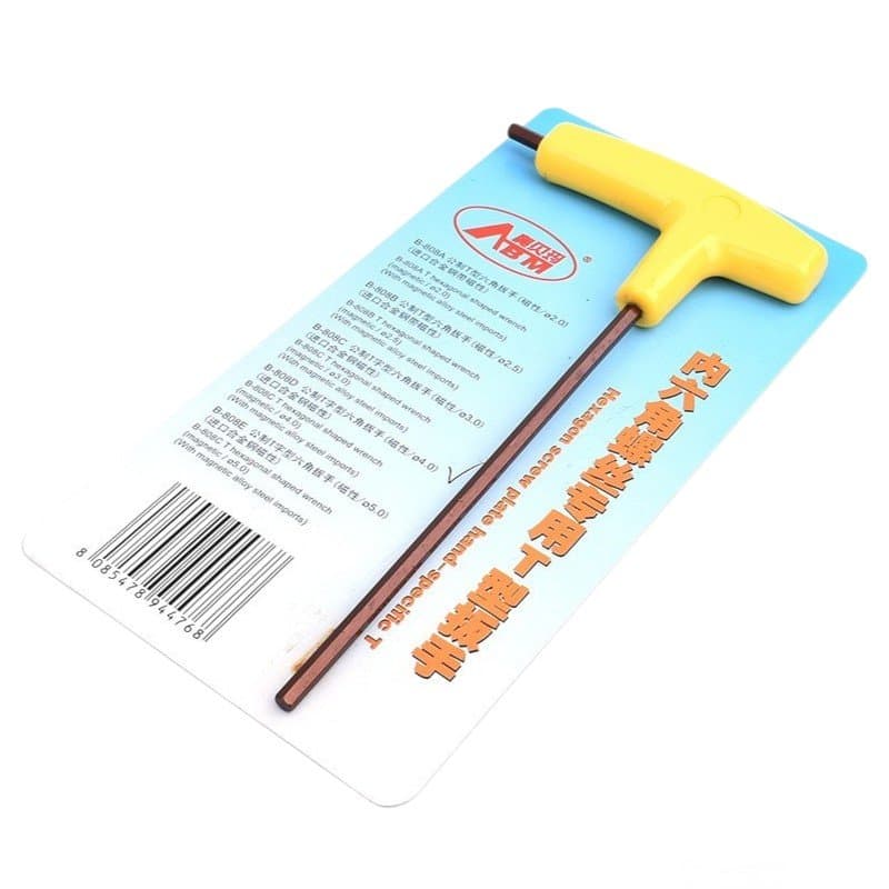 مفتاح سداسي بمقبض على شكل حرف T